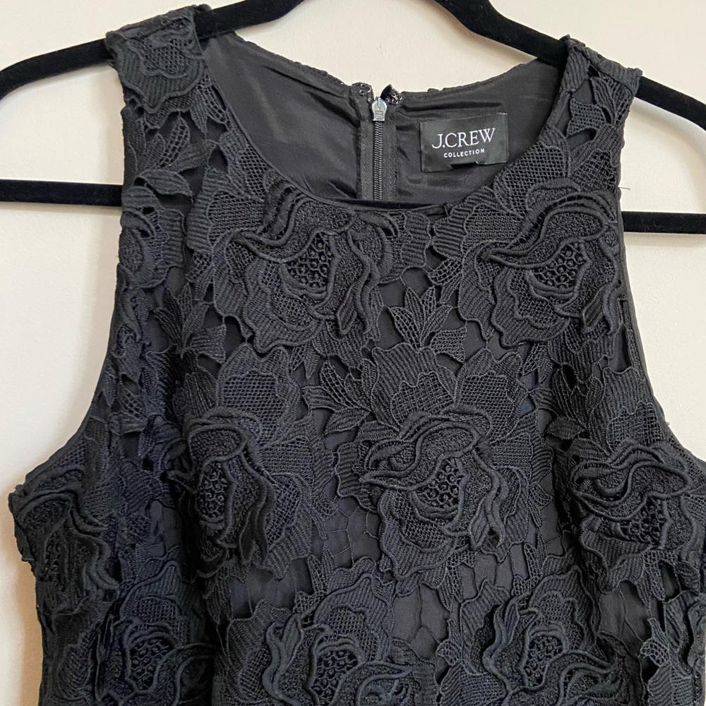 J Crew Collection Black‎ Lace Mini Dress - Picture 4 of 10